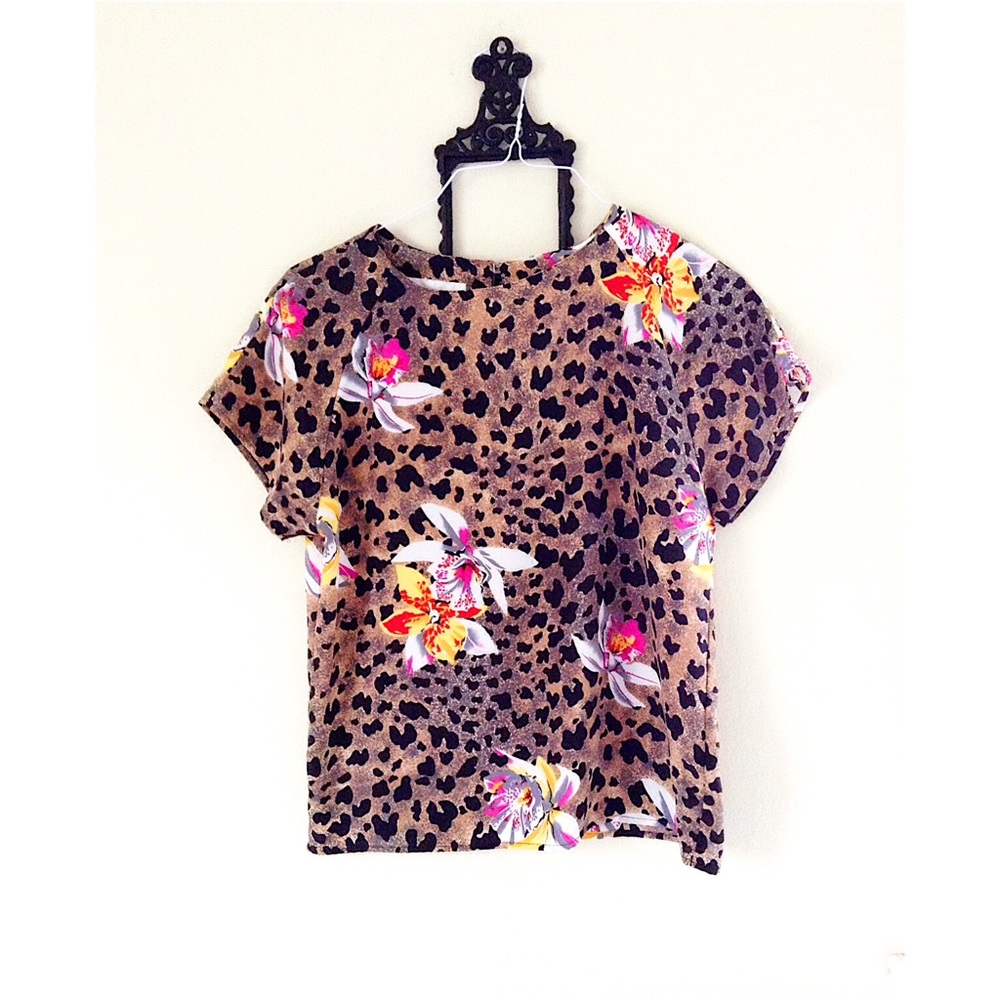 Vintage Leopard Blouse